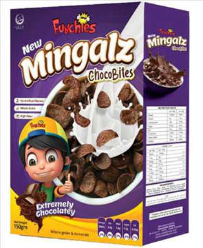 Picture of DASHI FOOD CHOCO BITES MINGALZ 150GM 