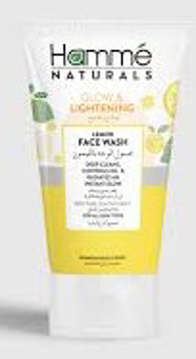 Picture of  HAMME NATURALS GLOW&LIGHTENING LEMON FACE WASH 100ML