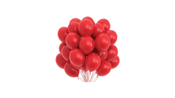 Picture of  PARTY BALLOON SINGLE COLOUR PACK 25PC
