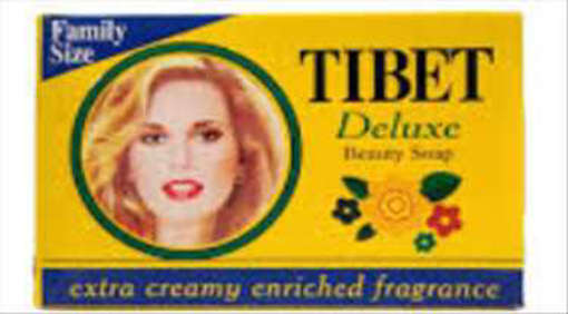 Picture of TIBET DELUXE BEAUTY SOAP FAMILY PACK 140GM  BLUE