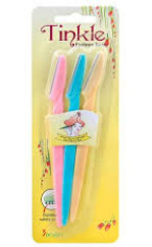 Picture of TINKLE EYE BROW RAZOR 3 PACK 