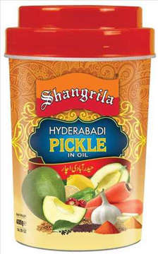 Picture of SHANGRILA HYDERABADI PICKLE IN OIL 400G JAR