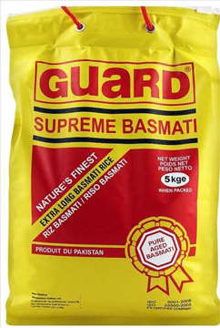 Picture of GUARD SUPREME BASMATI RICE 5KG
