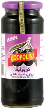 Picture of COOPOLIVA SLICED BLACK OLIVES 230GM
