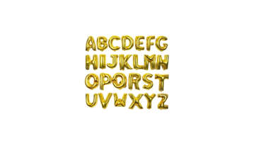 Picture of FOIL BALOON ALPHABETS