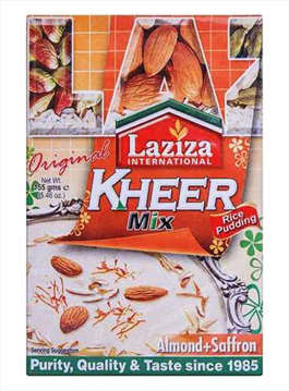 Picture of LAZIZA KHEER MIX ALMOND+SAFFRON 155GMS