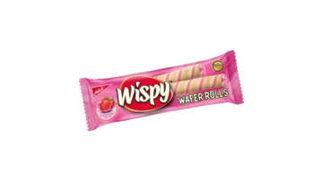 Picture of HILAL STRAWBERRY WISPY WAFER ROLL 1PC 