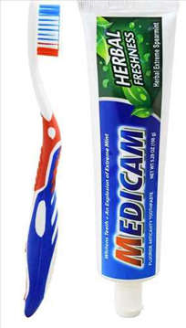 Show details for MEDICAM PASTE HERBAL FRESHNESS 150GM Picture of MEDICAM PASTE HERBAL FRESHNESS 150GM