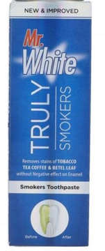 Show details for MR.WHITE TRULY SMOKERS TOOTH PASTE 40GM Picture of MR.WHITE TRULY SMOKERS TOOTH PASTE 40GM