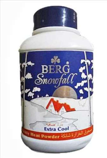 Picture of BERG SNOWFALL EXTRA COOL PRICKLY HEAT POWDER 125GM