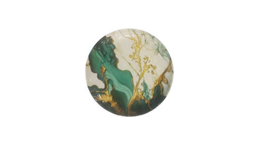 Picture of KIRAN GREEN PLATE LARGE 1PC