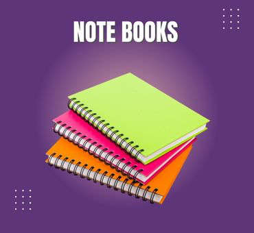 Picture for category NOTE BOOKS
