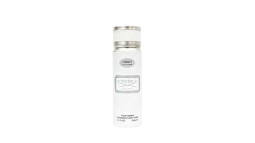 Picture of HIBA'S COLLECTION CREEDY SILVER  BODY SPRAY 200ML