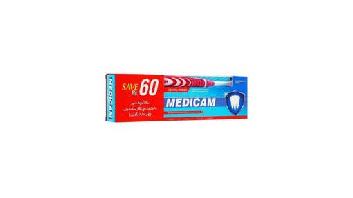 Picture of MEDICAM TOOTH PASTE WITH BRUSH 140GRM