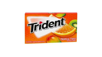 Show details for TRIDENT TROPICAL TWIST 14STICKS Picture of TRIDENT TROPICAL TWIST 14STICKS
