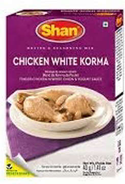 Show details for SHAN CHICKEN WHITE KORMA 50GM Picture of SHAN CHICKEN WHITE KORMA 50GM