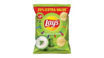 Show details for LAYS YOGURT & HERB EXTRA VALUE Picture of LAYS YOGURT & HERB EXTRA VALUE