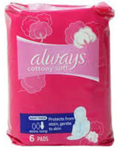 Picture of ALWAYS COTTON SOFT 6PADS 