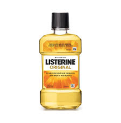 Picture of LISTERINE ORIGINAL MOUTHWASH 250ML 