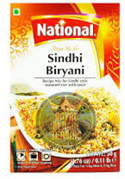 Show details for NATIONAL SINDHI BIRYANI RECIPE 50GM Picture of NATIONAL SINDHI BIRYANI RECIPE 50GM