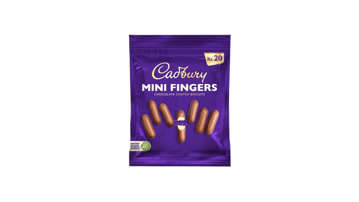 Show details for CADBURY MINI FINGERS R Picture of CADBURY MINI FINGERS R