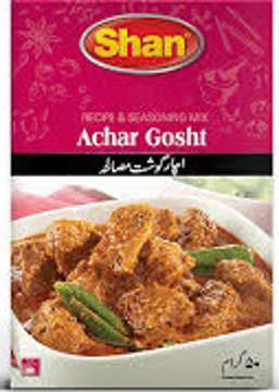 Show details for SHAN ACHAR GOSHT MASALA 100GM Picture of SHAN ACHAR GOSHT MASALA 100GM