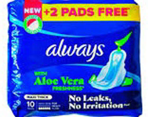 Picture of ALWAYS X L 10 PADS 