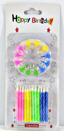Picture of BIRTHDAY CANDLE 24PCS