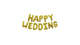 Picture of HAPPY WEDDING FOIL BALOON 12PCS