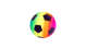 Picture of BALL RAINBOW PVC 21CM 