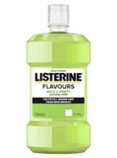 Picture of LISTERINE MOUTHWASH MILD & MINTY 250ML