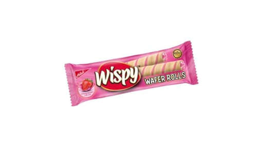 Picture of HILAL STRAWBERRY WISPY WAFER ROLL 1PC 