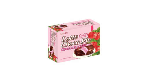 Picture of LOTTE CHOCO PIE STRWBRY MARSHMALLOW 1PC