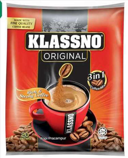 Picture of KLASSNO COFFEE ORIGINAL 3IN1 20GM